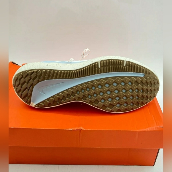 NIKE AIR WINFLO 9 SAIL/SAFETY ORANGE-LIGHT STONE Sneaker Running Women 8.5 Men 7 - Picture 7 of 11